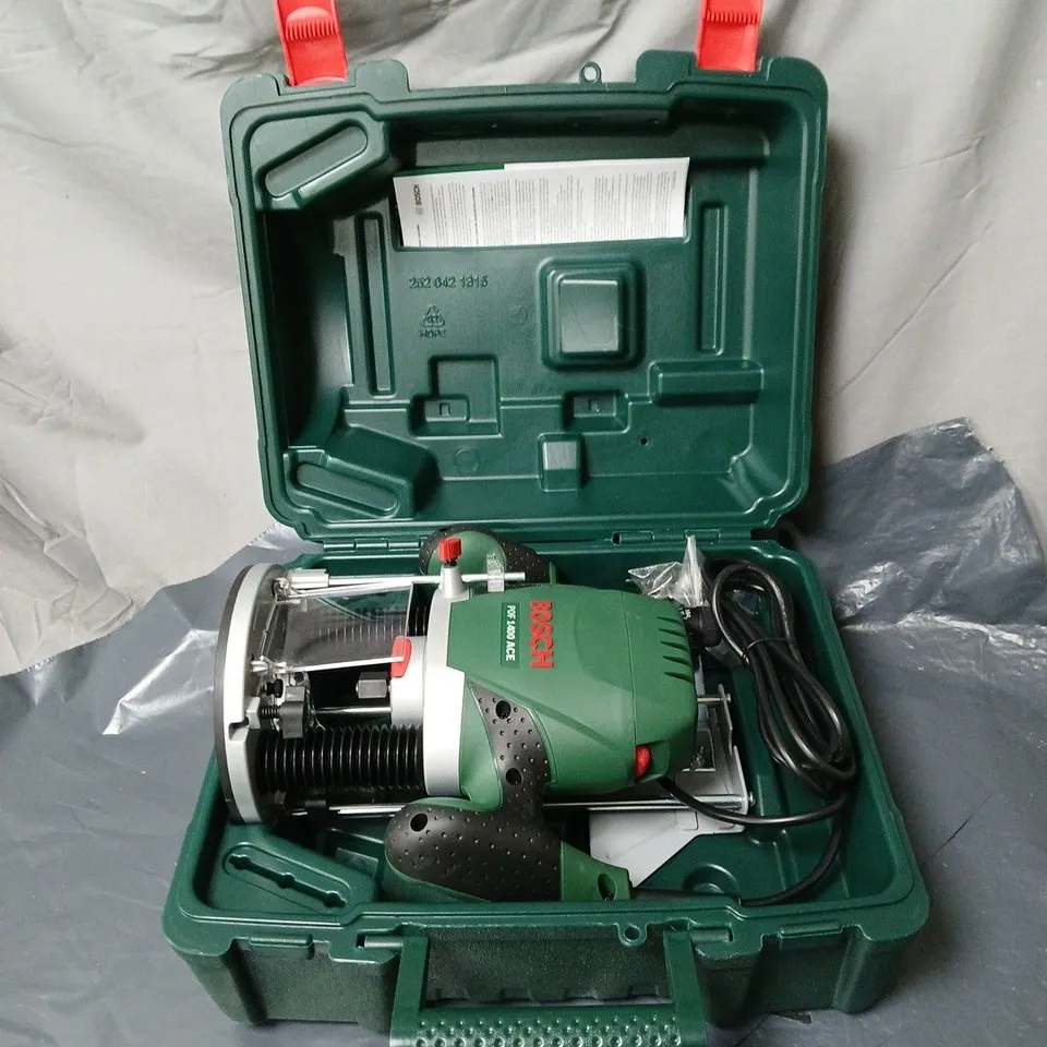 BOSCH POF 1400 ACE ROUTER – 1400W WITH GREEN CARRY CASE