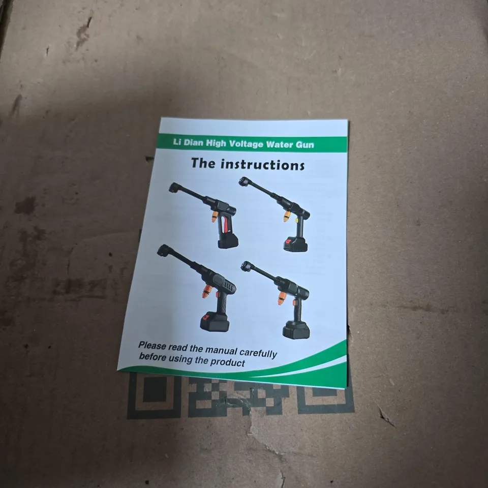 LI DIAN HIGH VOLTAGE WATER GUN – WITH INSTRUCTIONS