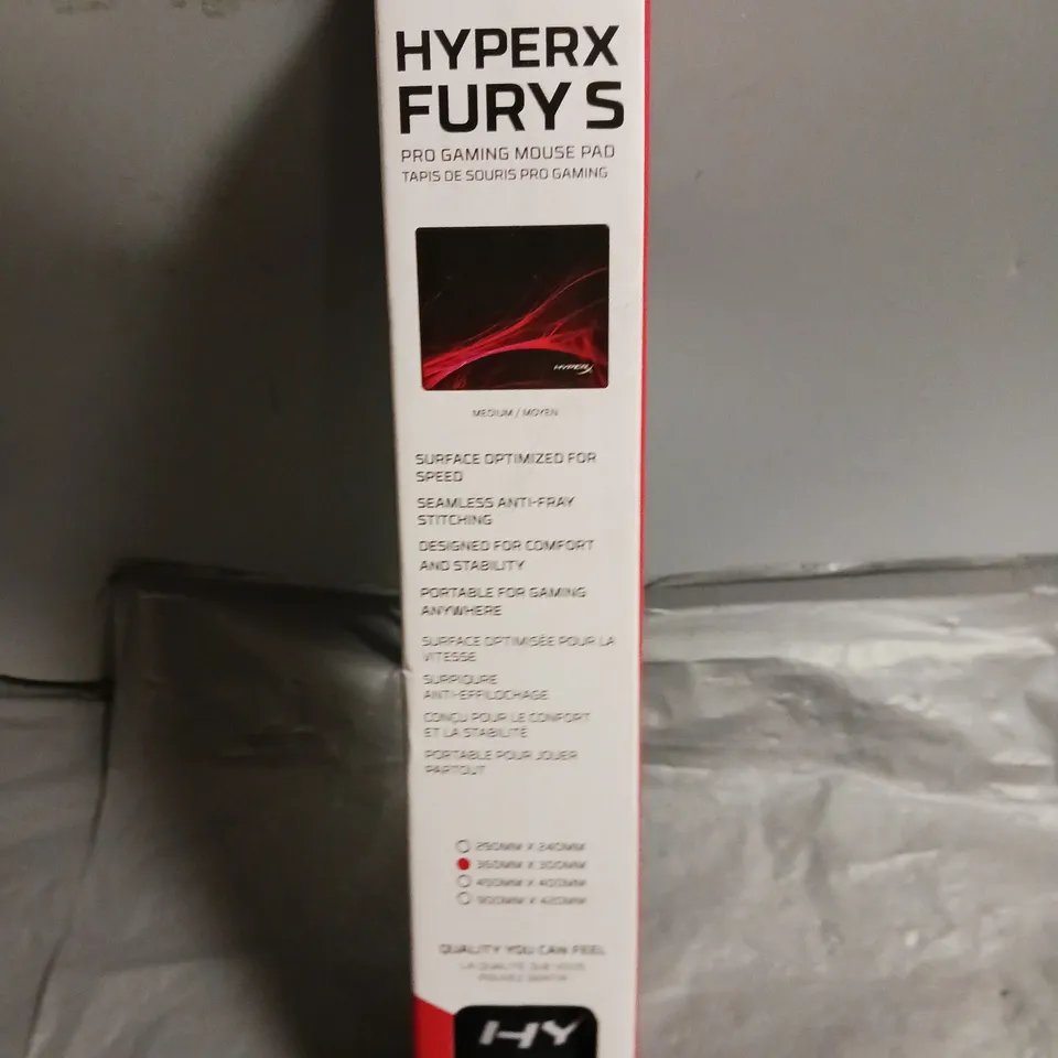 HYPERX FURY S PRO GAMING MOUSE PAD - 360MM X 300MM