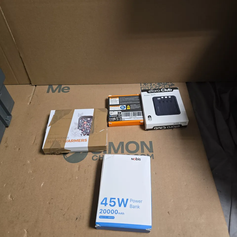 BOX OF APPROXIMATELY 15 ASSORTED POWER BANKS 