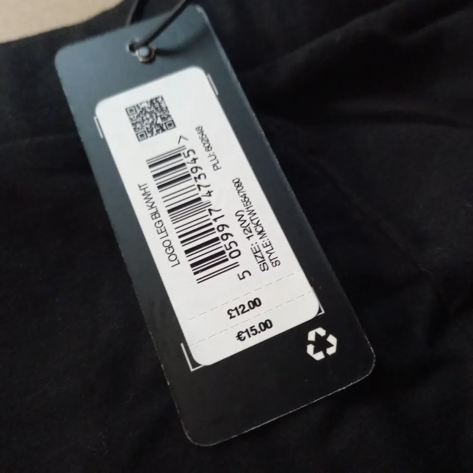 MCKENZIE LOGO LEGGINGS IN BLACK - 12(W)