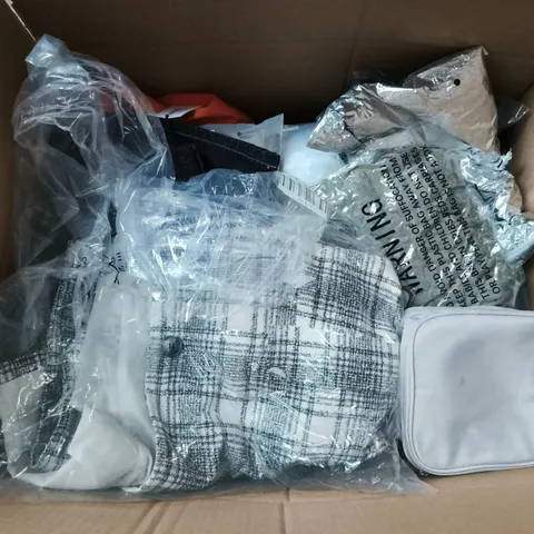 APPROXIMATELY 20 ASSORTED CLOTHING AND FASHION PRODUCTS IN VARIOUS STYLES AND SIZES - COLLECTION ONLY