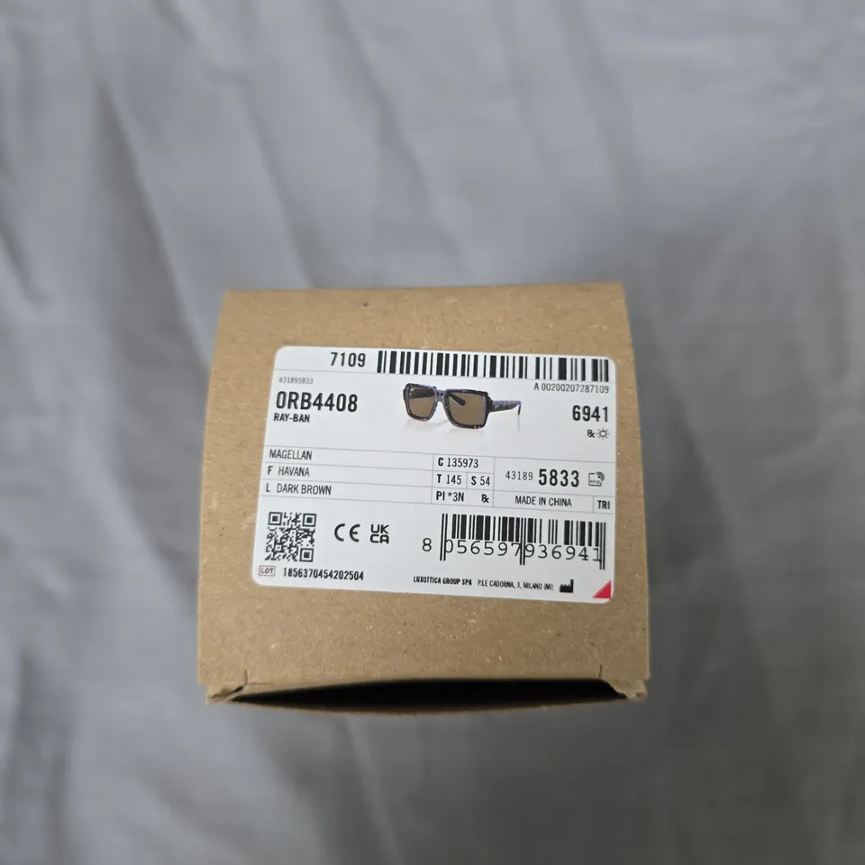 RAY-BAN ORB4408 SUNGLASSES – TORTOISESHELL FRAME, WITH CASE