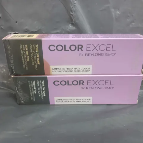 BOX OF APPROX 32 REVLONISSIMO COLOUR EXCEL TONE ON TONE GEL