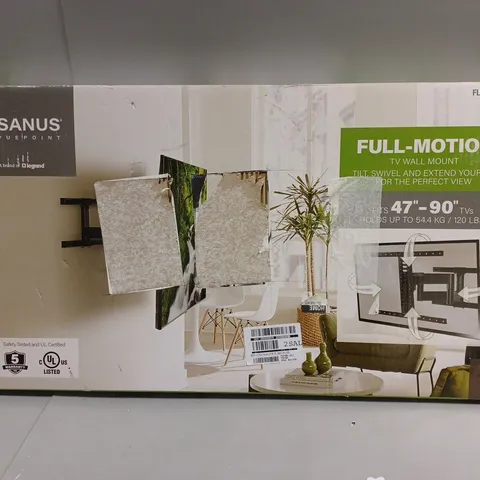 BOXED SANUS FLF325-B2 FULL MOTION 47-90" TV BRACKET