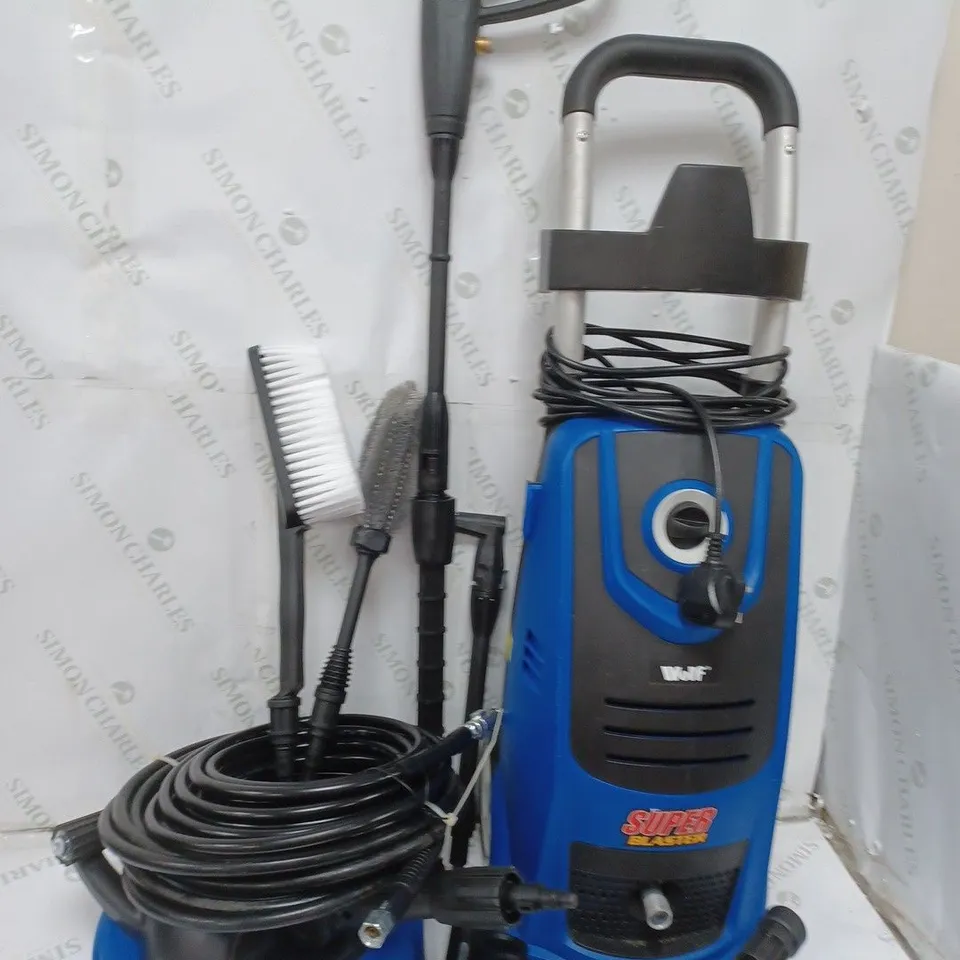 BOXED WOLF SUPER BLASTER PRESSURE WASHER BLUE
