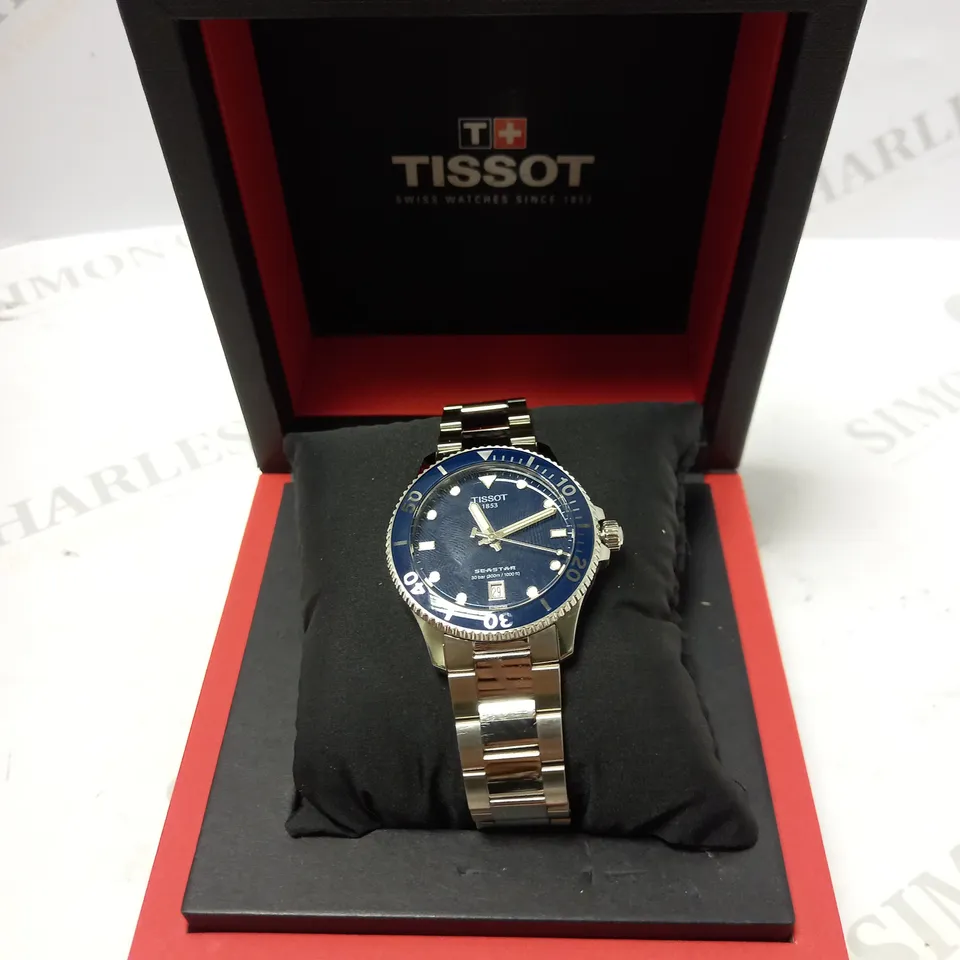 TISSOT SEASTAR 1000 CHRONOGRAPH WITH STAINLESS STEEL FOLDING CLASP
