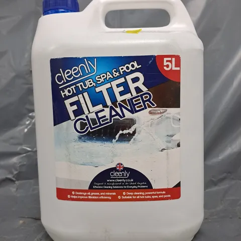 CLEANLY HOT TUB, SPA & POOL FILTER CLEANER (5 LITRES)