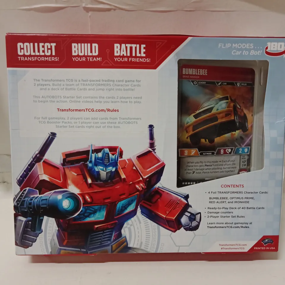 TRANSFORMERS TCG AUTOBOT STARTER SET – TRADING CARD GAME BOXED