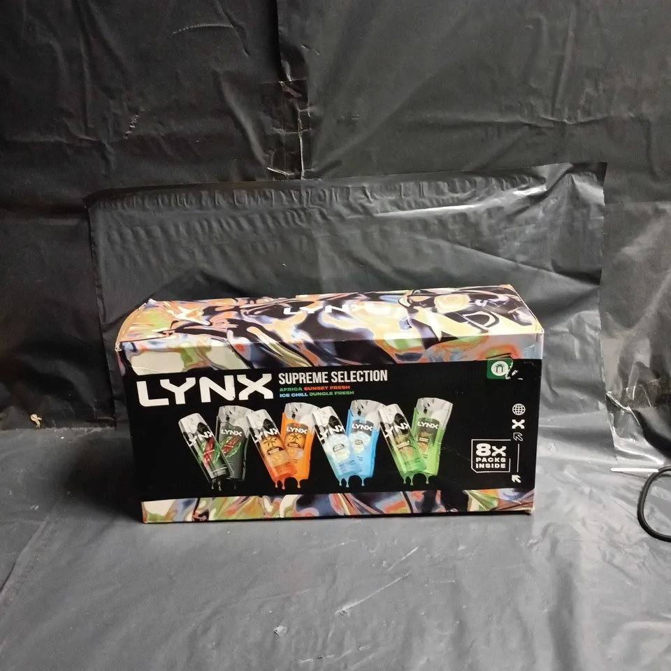 LYNX SUPREME SELECTION GIFT SET – FRAGRANCES 4XSHOWER GEL 4XSPRAY