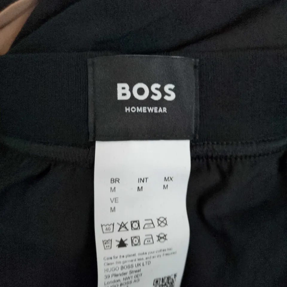 HUGO BOSS HOMEWEAR BLACK JOGGERS