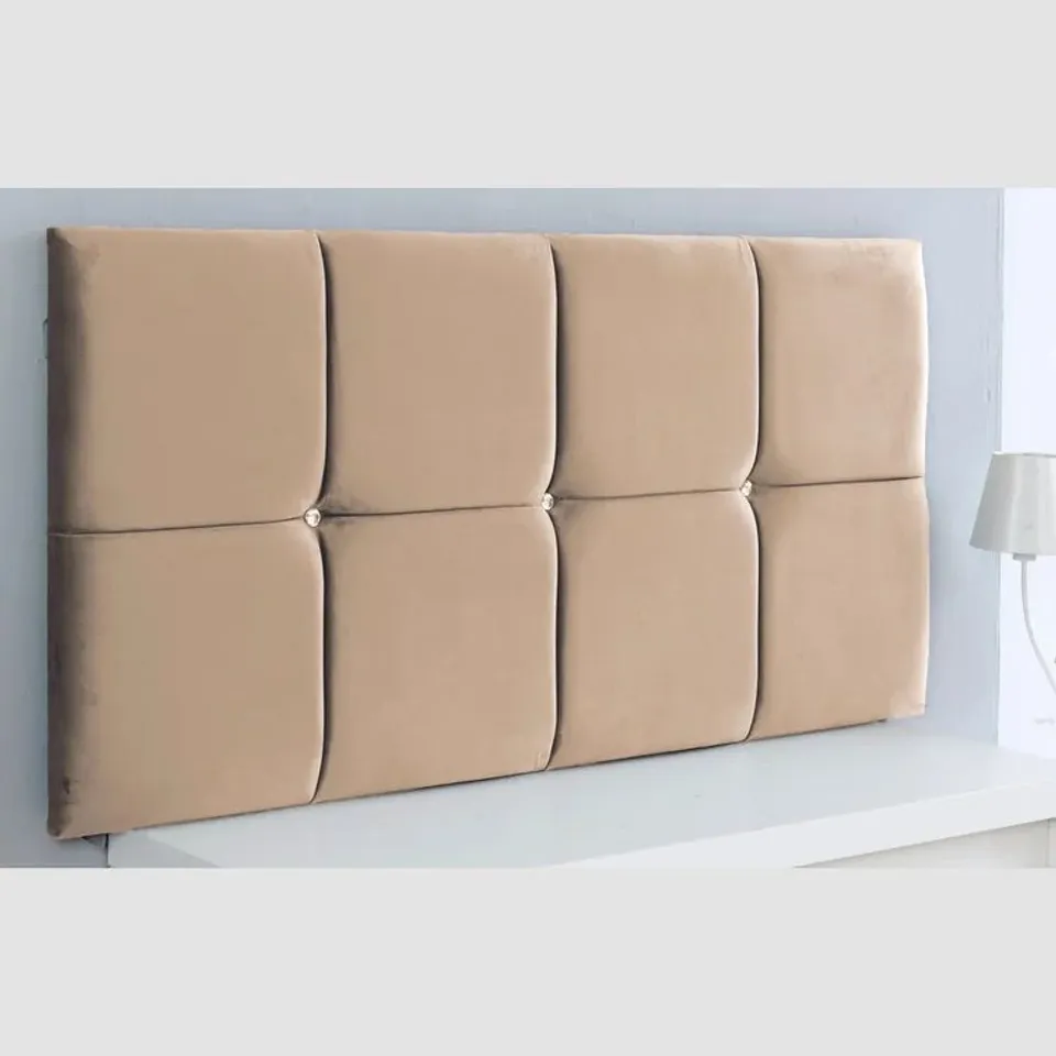 BAGGED LINDA UPHOLSTERED HEADBOARD FOR DOUBLE BED (1 ITEM)