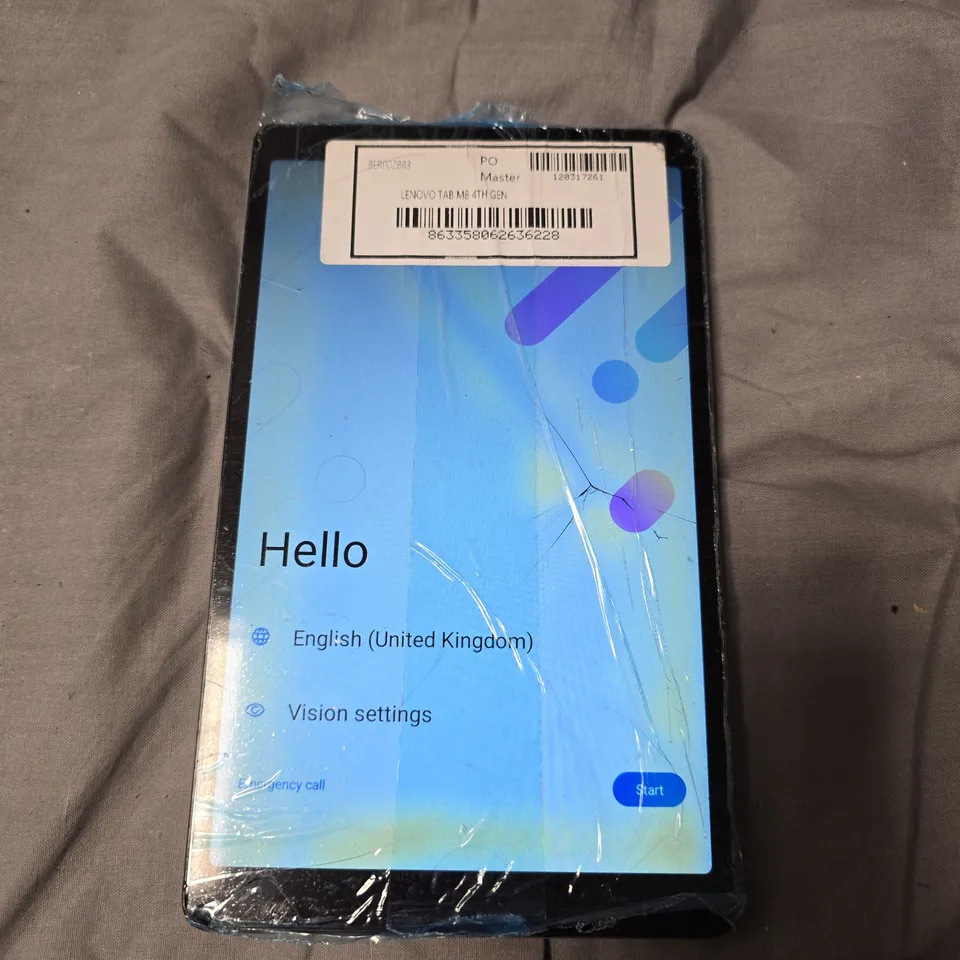 LENOVO TAB M8 4TH GEN TABLET – 8-INCH ANDROID, GREY, CRACKED SCREEN
