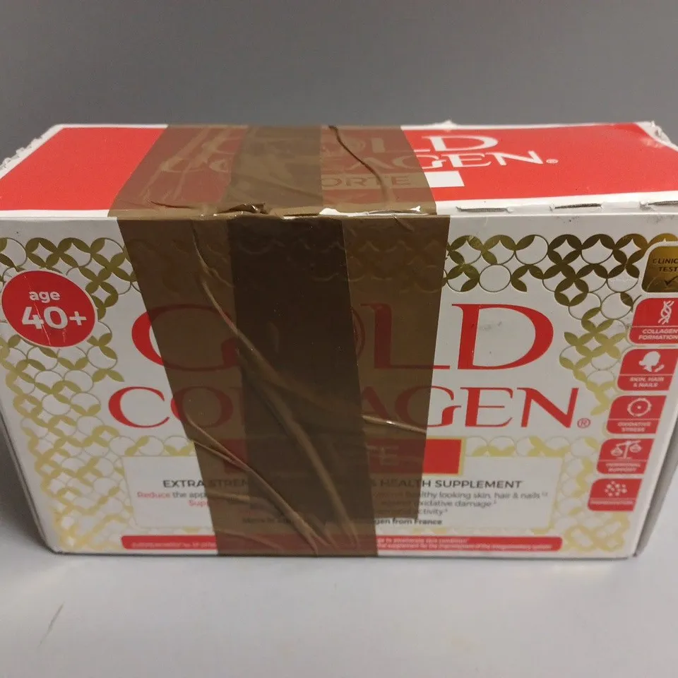 BOXED GOLD COLLAGEN FORTE 40+ GOLD COLLAGEN EXTRA STRENGTH 10 DAY PROGRAMME (10 X 50ml)