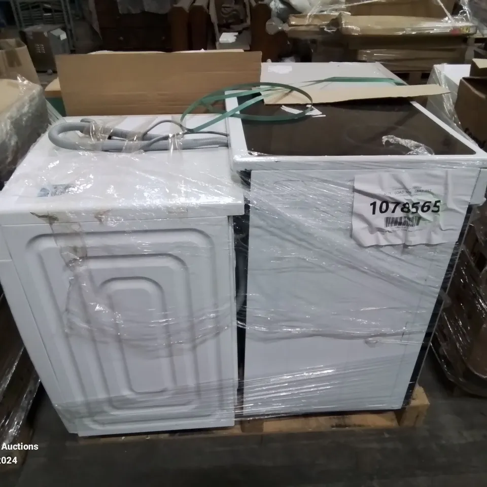 PALLET OF APPROXIMATELY 4 UNPROCESSED RAW RETURN WHITE GOODS TO INCLUDE;