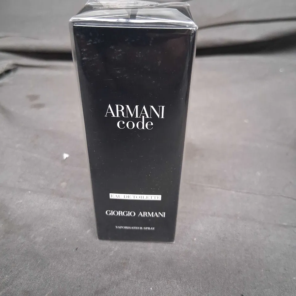 BOXED GIORGIO ARMANI ARMANI CODE EAU DE TOILETTE 15ML