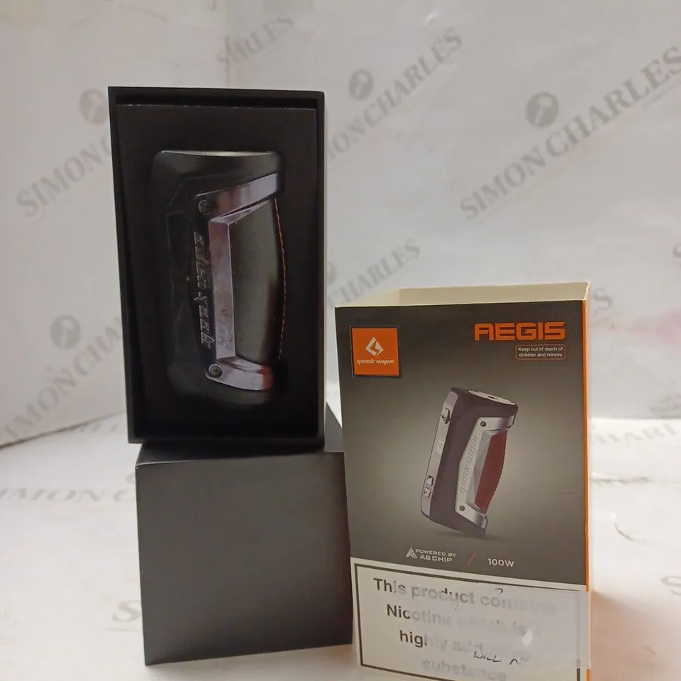 BOXED GEEK VAPE AEGIS - BLACK SPACE. 