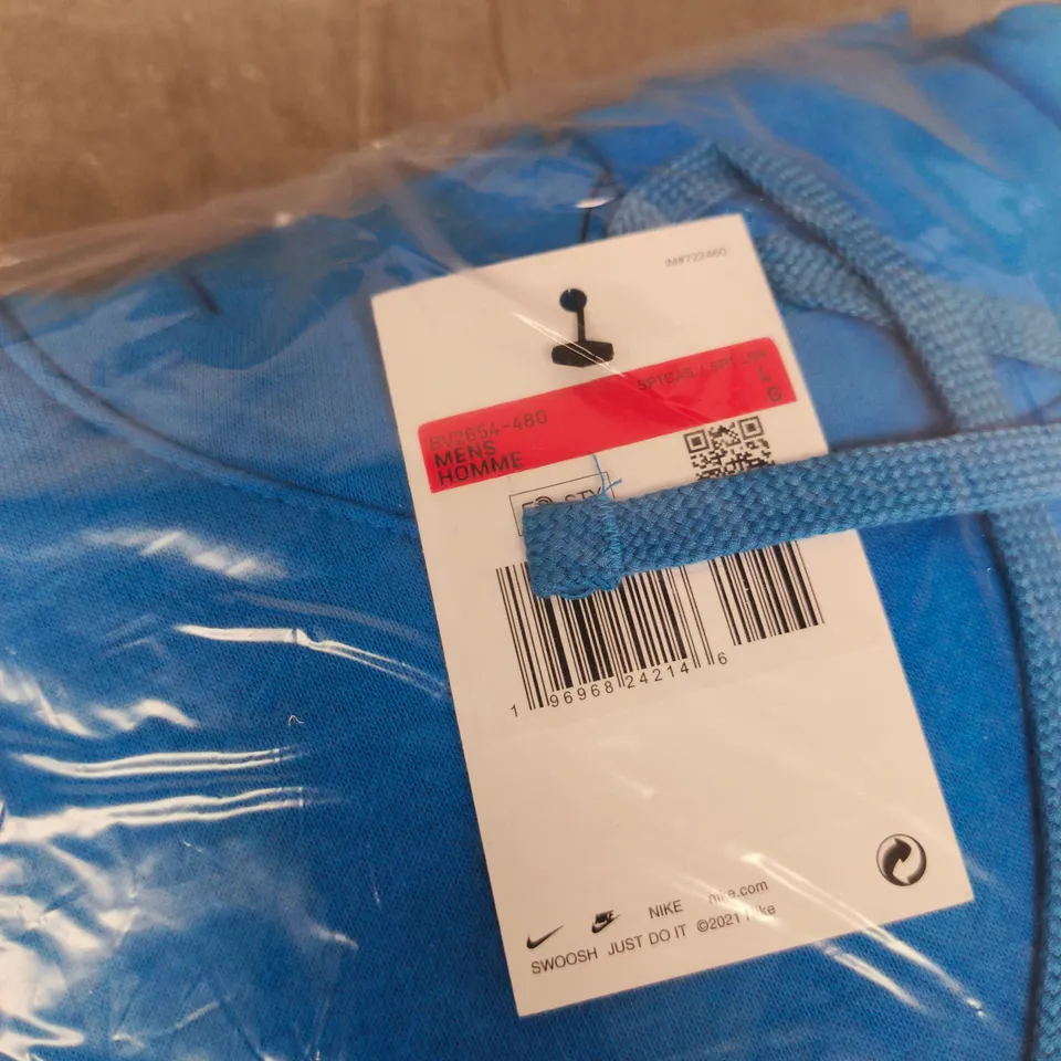 BAGGED NIKE LOGO CASUAL HOODIE - SIZE L