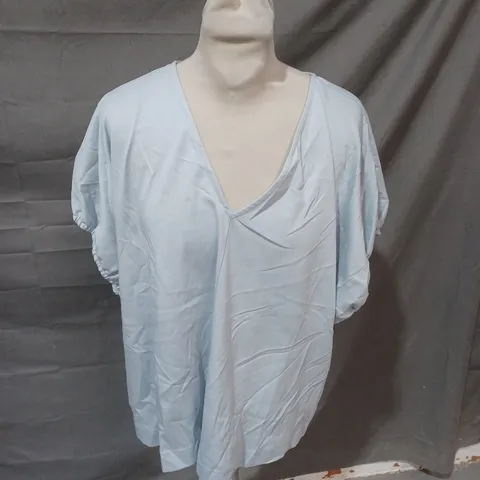 COS LIGHRT BLUE BLOUSE - EUR MEDIUM