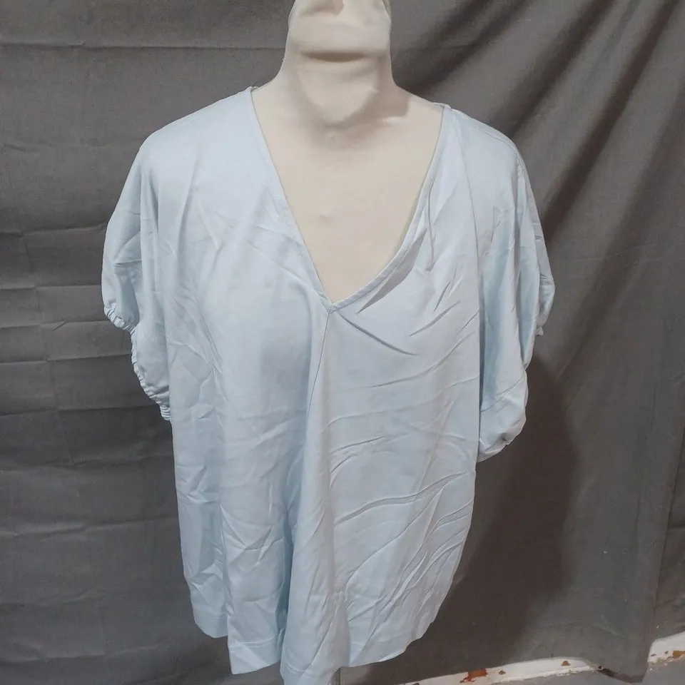 COS LIGHRT BLUE BLOUSE - EUR MEDIUM