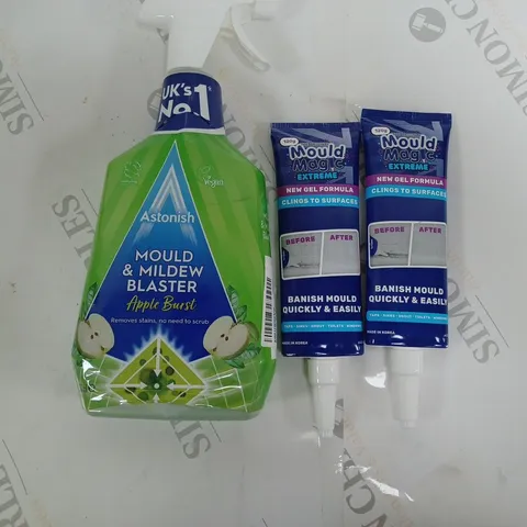 ASSORTED MOULD REMOVERS - ASTONISH & MOULD MAGIC EXTREME
