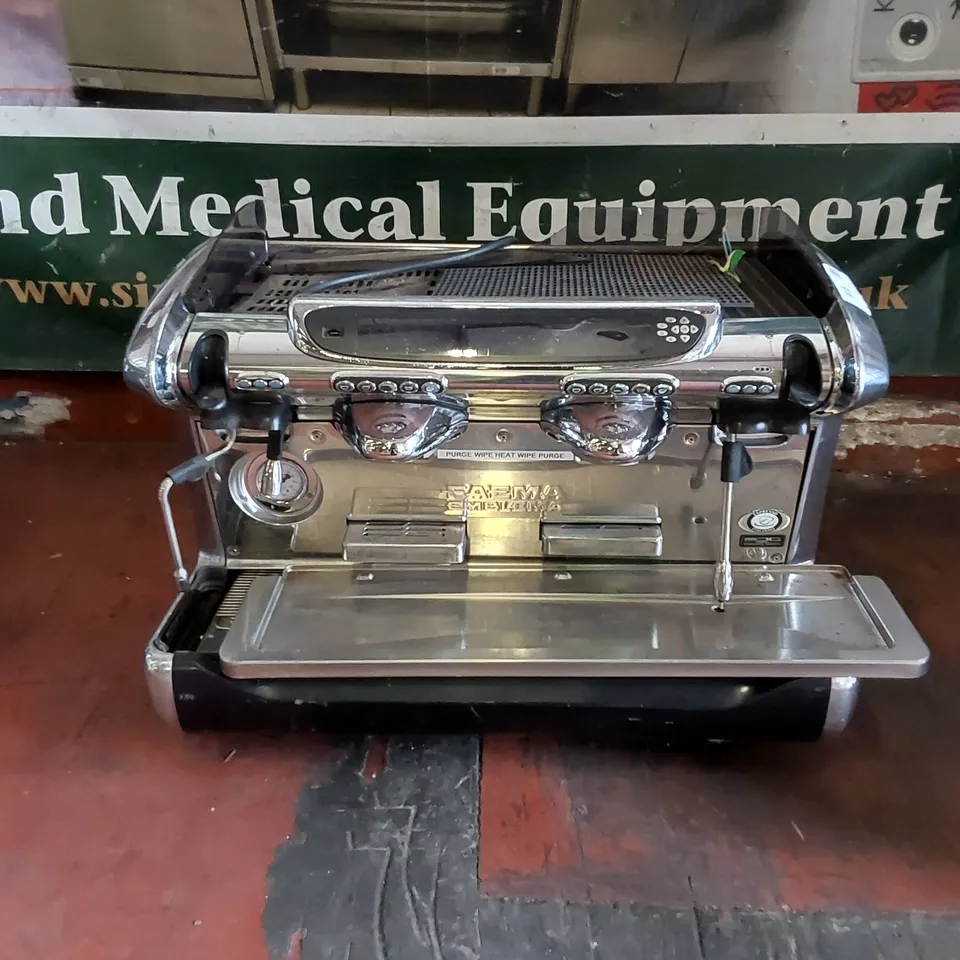 FAEMA EMBLEMA 2 GROUP ESPRESSO MACHINE 