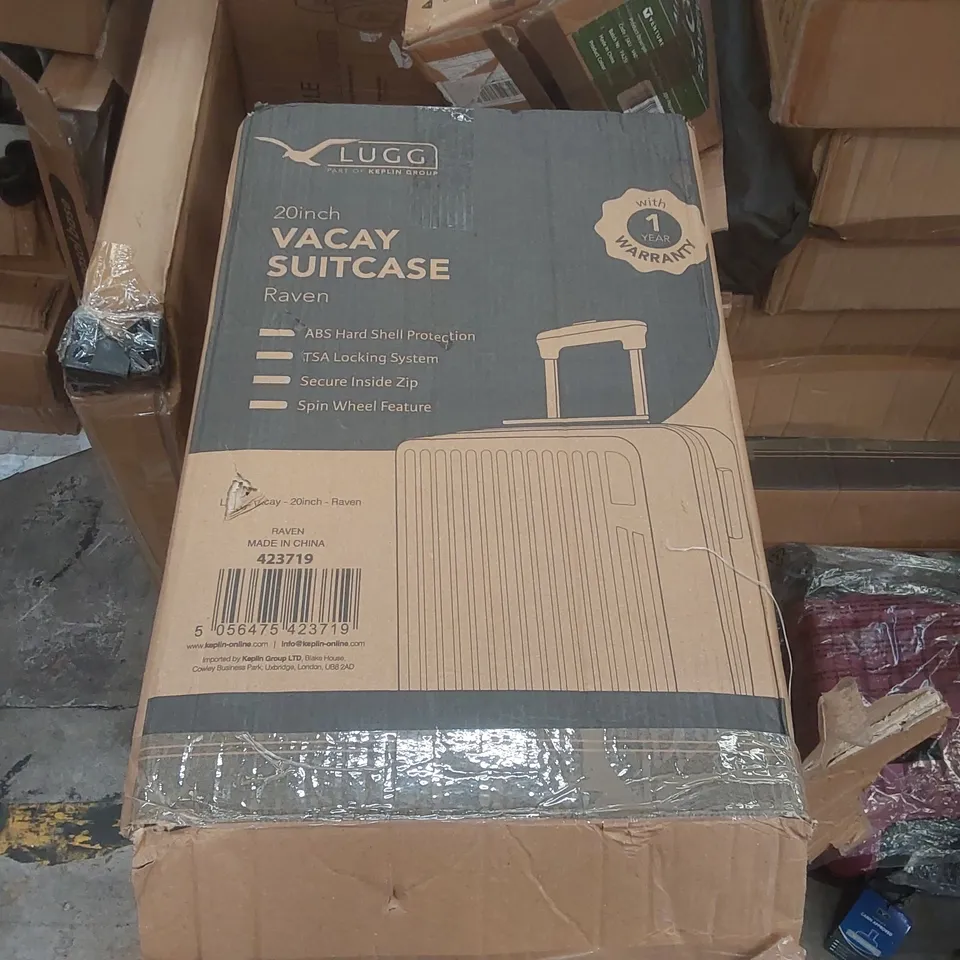 BOXED LUGG VACAY TRAVEL SUITCASE 