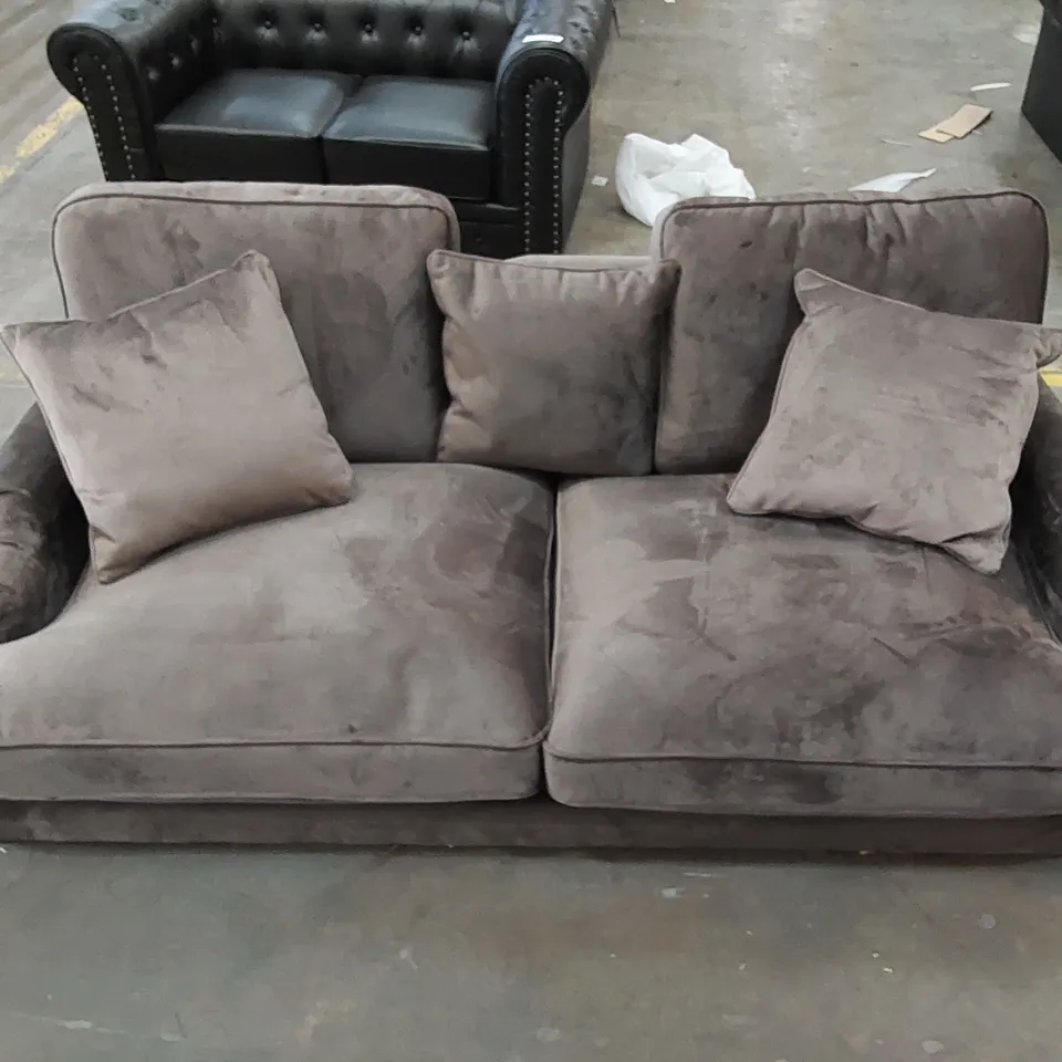 DESIGNER FABIOLA 3 SEATER UPHOLSTERED SOFA