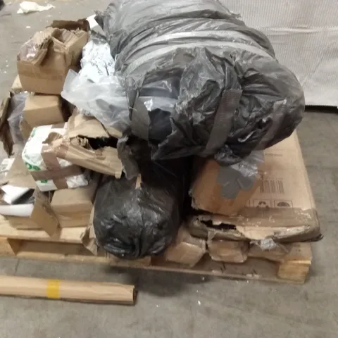 PALLET OF ASSORTED HOUSEHOLD GOODS AND PRODUCTS TO INCLUDE;FANS,EGG TIMER,RACKING UNIT
