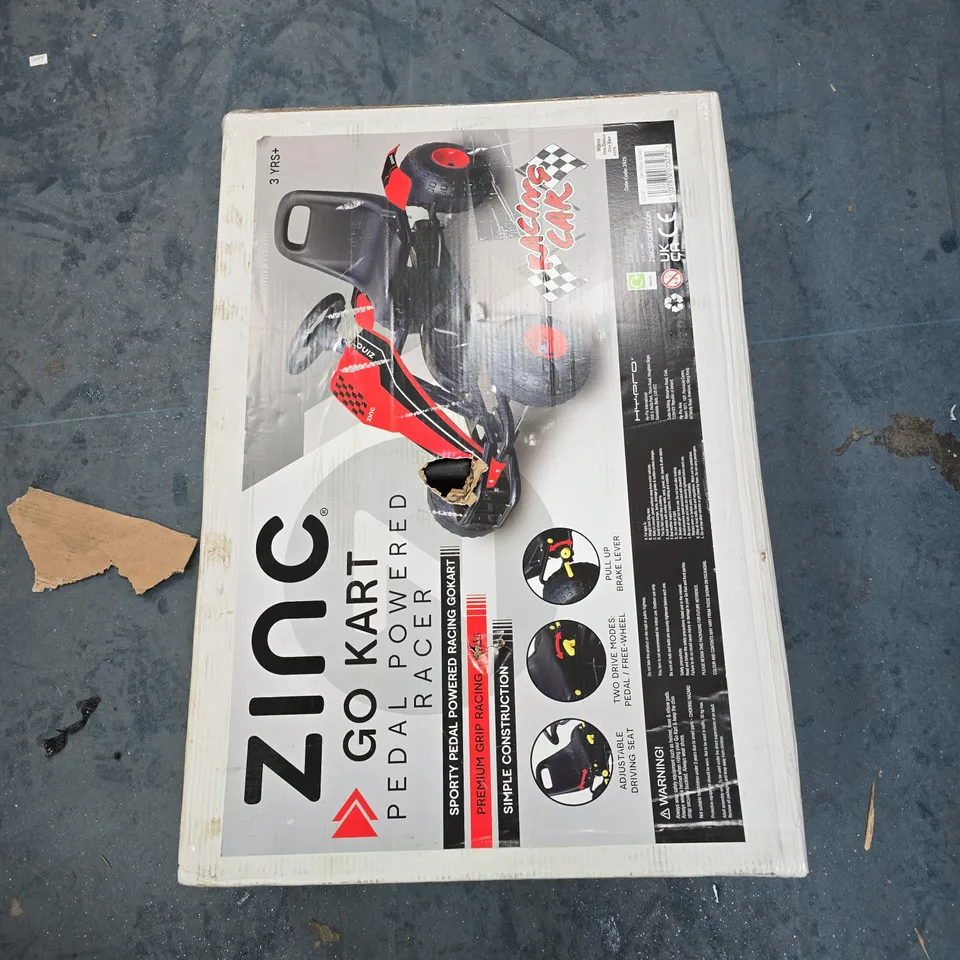 BOXED ZINC GO CART