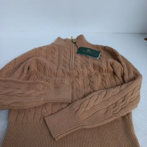 HOLLAND COOPER CASHMERE BLEND SWEATER – UK SIZE S
