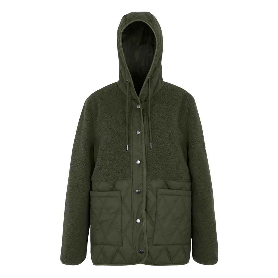 BRAND NEW REGATTA WOMEN'S MIKAYLA QUILTED JACKET IN DARK KHAKI SIZE UK 8