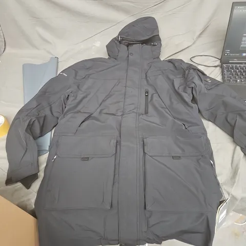 TRESPASS MEN'S WATERPROOF HOODED JACKET – UK SMALL 