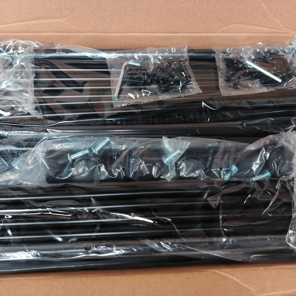 BOXED UNDER BED STORAGE WITH WHEELS IN BLACK