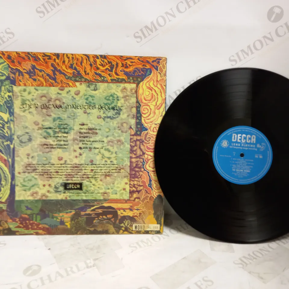 THE ROLLING STONES THEIR SATANIC MAJESTIES REQUEST VINYL ALBUM