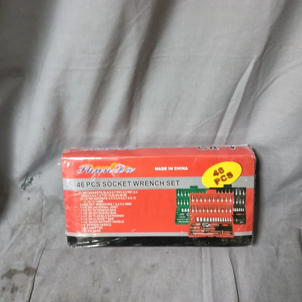 SHUN DA 46 PIECE SOCKET WRENCH SET – RED BOX