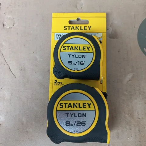 STANLEY TYLON BLADE-COATED TAPE MEASURES (2 PCS) – 5M/16FT & 8M/26FT