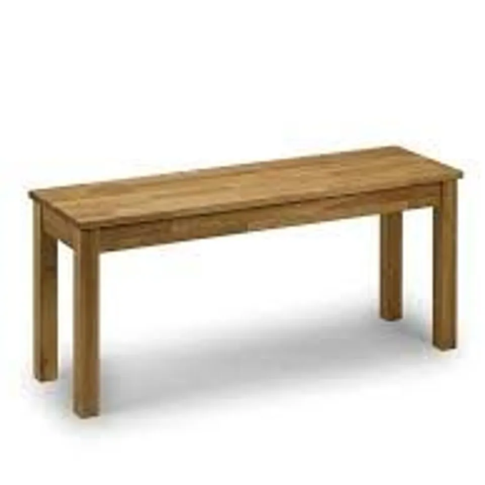 JULIAN BOWEN COXMOOR SOLID OAK BENCH - COLLECTION ONLY 