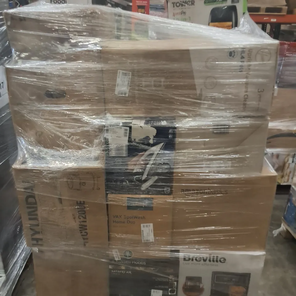 PALLET OF APPROXIMATELY 27 UNPROCESSED RAW RETURN HOUSEHOLD AND ELECTRICAL GOODS TO INCLUDE;