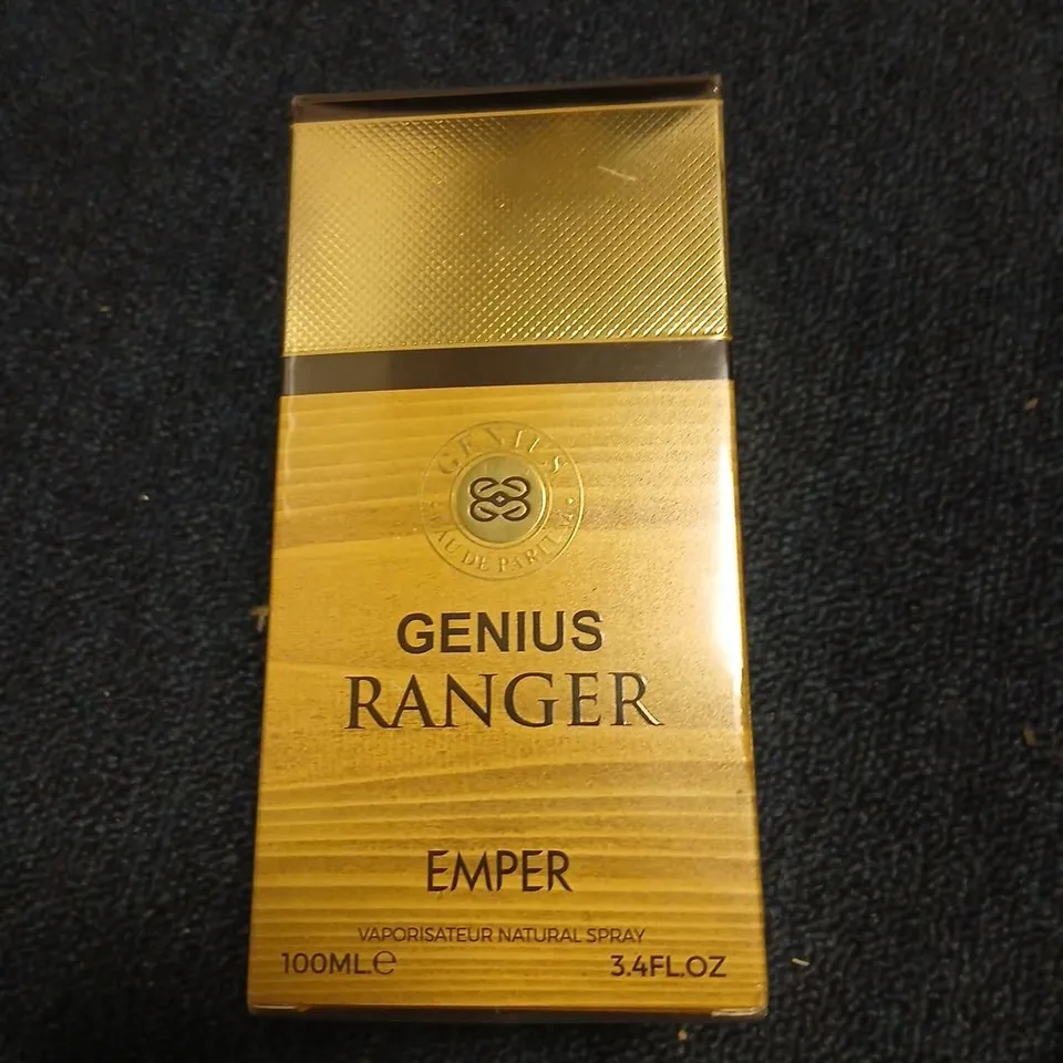 BOXED AND SEALED GENIUS RANGER EMPER 100ML