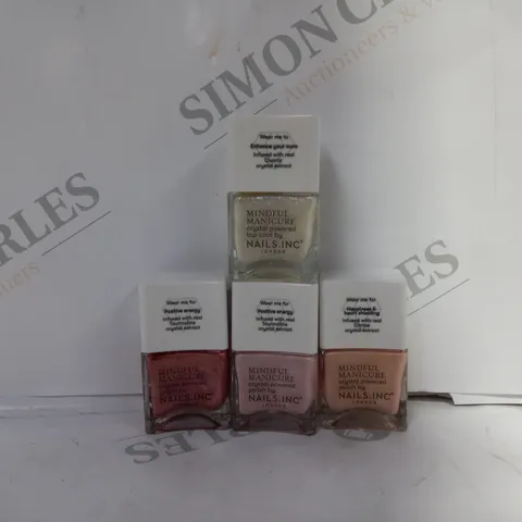 SET OF 4 NAILS.INC LONDON TO INCLUDE - BETTER TOGETHER - BE THE ENERGY - GOOD VIBES ONLY