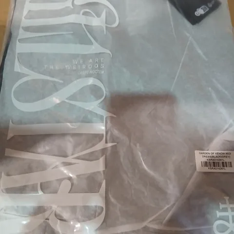 APPROXIMATELY 63 BRAND NEW KILLSTAR GARDEN OF VENOM MIDI DRESS