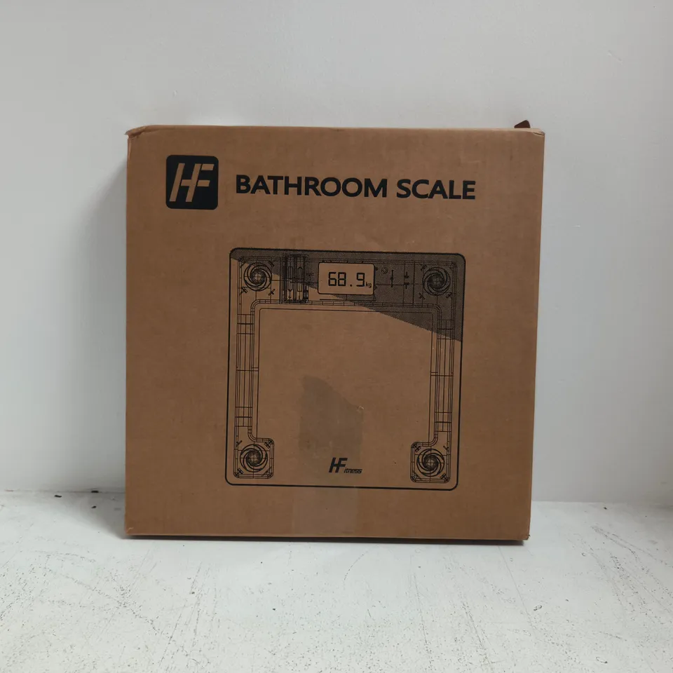 HF FITNESS BATHROOM SCALE – BOXED