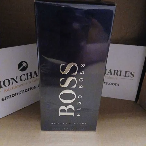 BOXED AND SEALED HUGO BOSS "BOTTLED NIGHT" EAU DE TOILETTE SPRAY 200ML