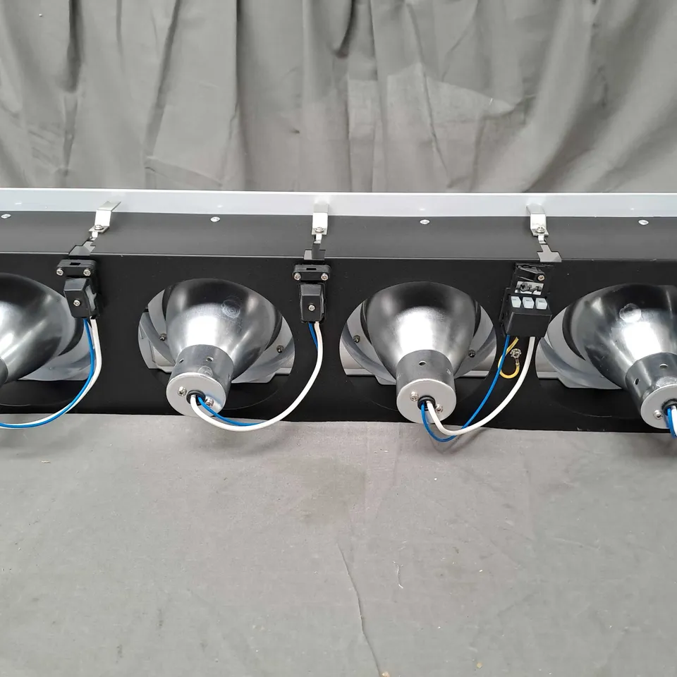 BOX OF 2 EMCOLITE 4 HEAD DOWNLIGHTS IN WHITE 