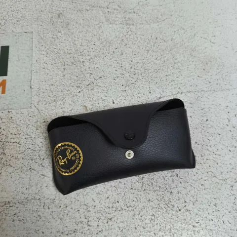 RAY-BAN LEATHER SUNGLASSES CASE β BLACK