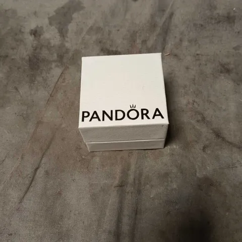 PANDORA SILVER KNOT EARRINGS WITH CRYSTALS – PRESENTED IN PINK GIFT BOX