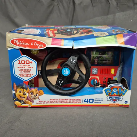 MELISSA AND DOUG - PAW PATROL RESCUE MISSION DASHBOARD