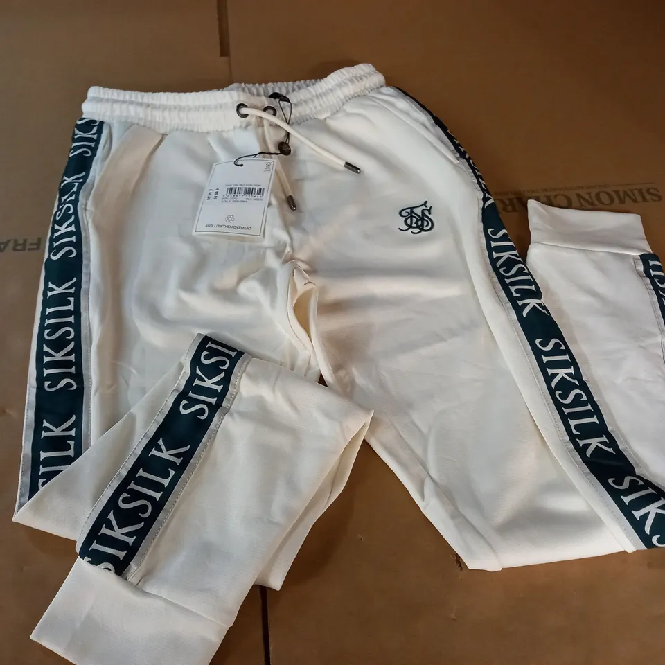 SIK SILK TAPE TRACK TROUSERS - 10 (W)