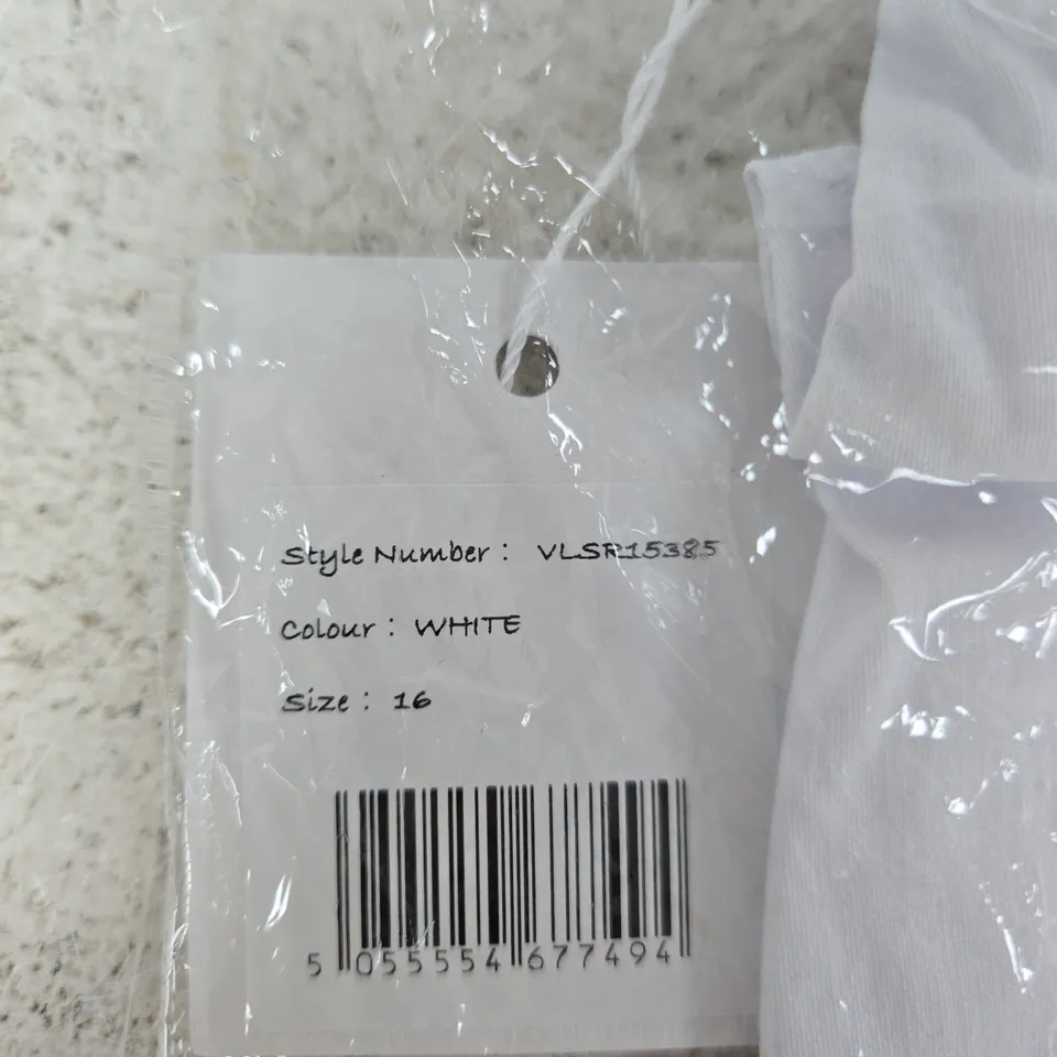 PURE & NATURAL WHITE WOMEN'S SHORTS, UK 16